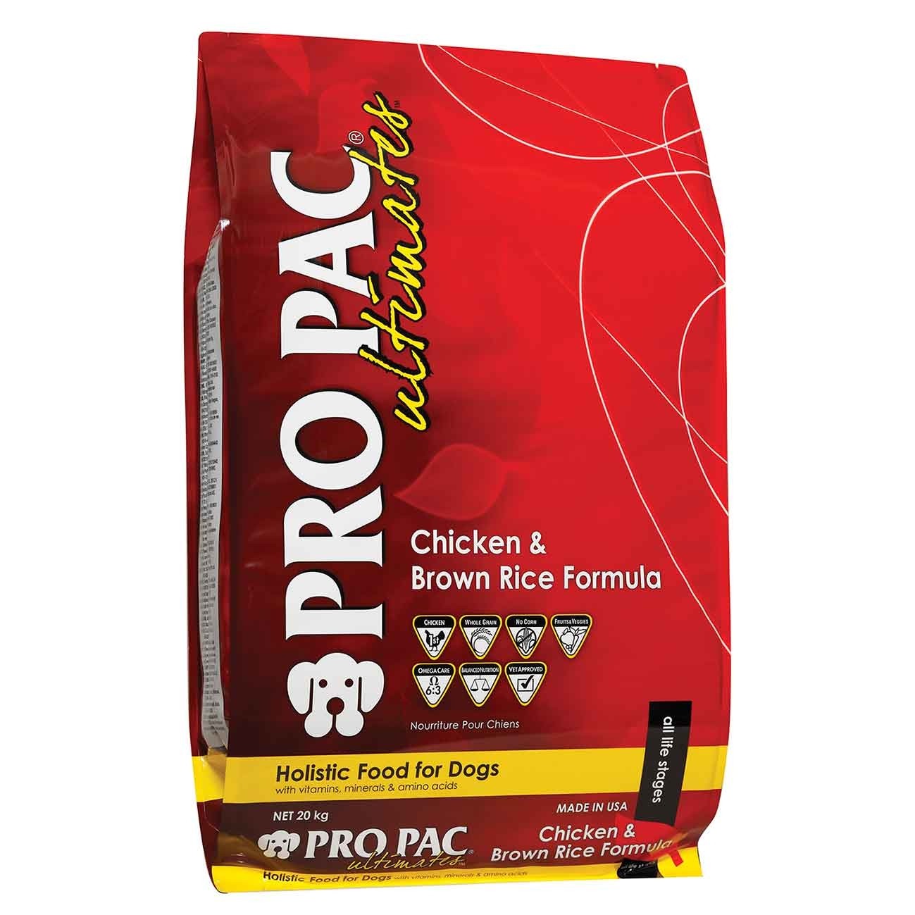 Pro Pac Ultimates Chicken & Brown Rice Formula 20 Kg