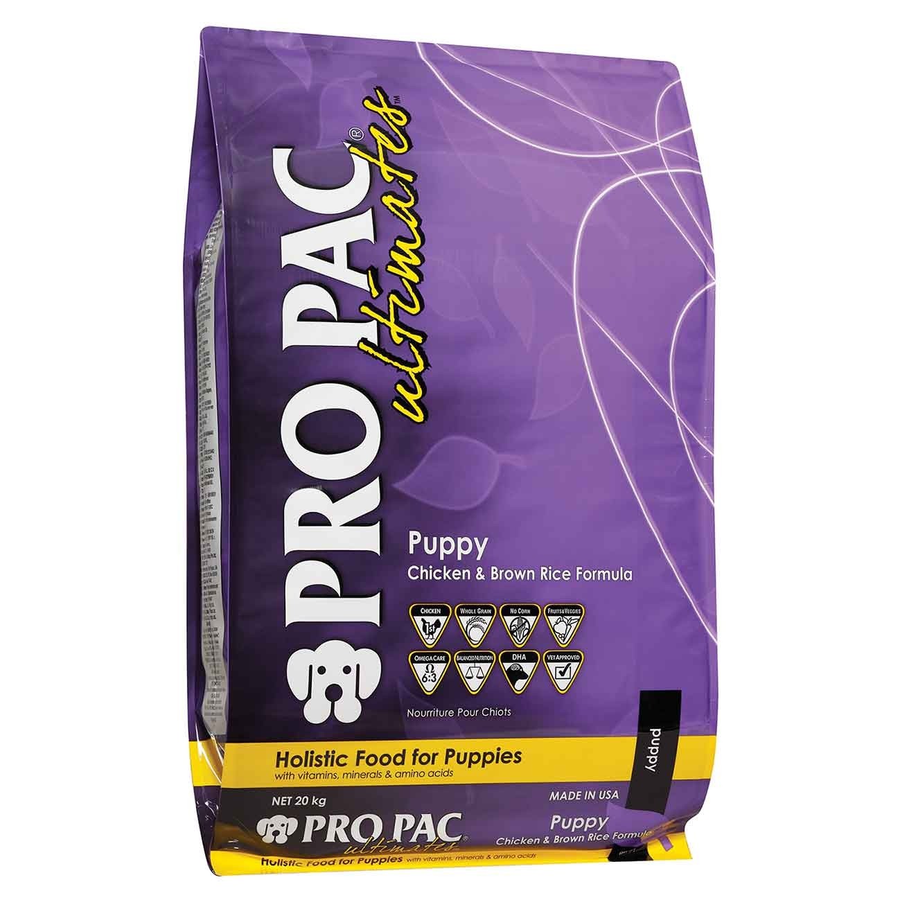 Pro Pac Ultimates Chicken & Brown rice Puppy Formula 20 Kg