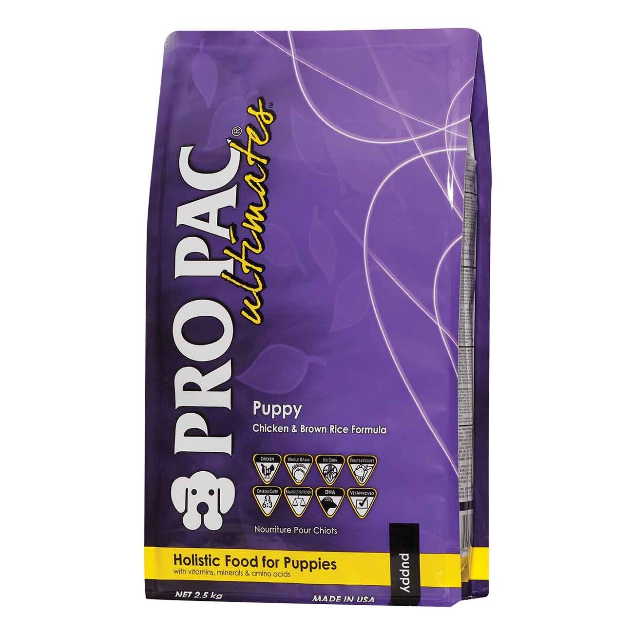Pro Pac Ultimates Chicken & Brown rice Puppy Formula 2.5 Kg
