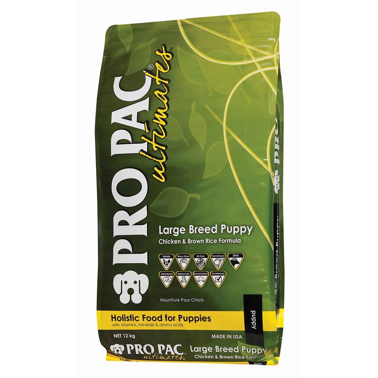 Pro Pac Ultimates Large Breed Puppy With Chicken & Brown Rice 12 Kg