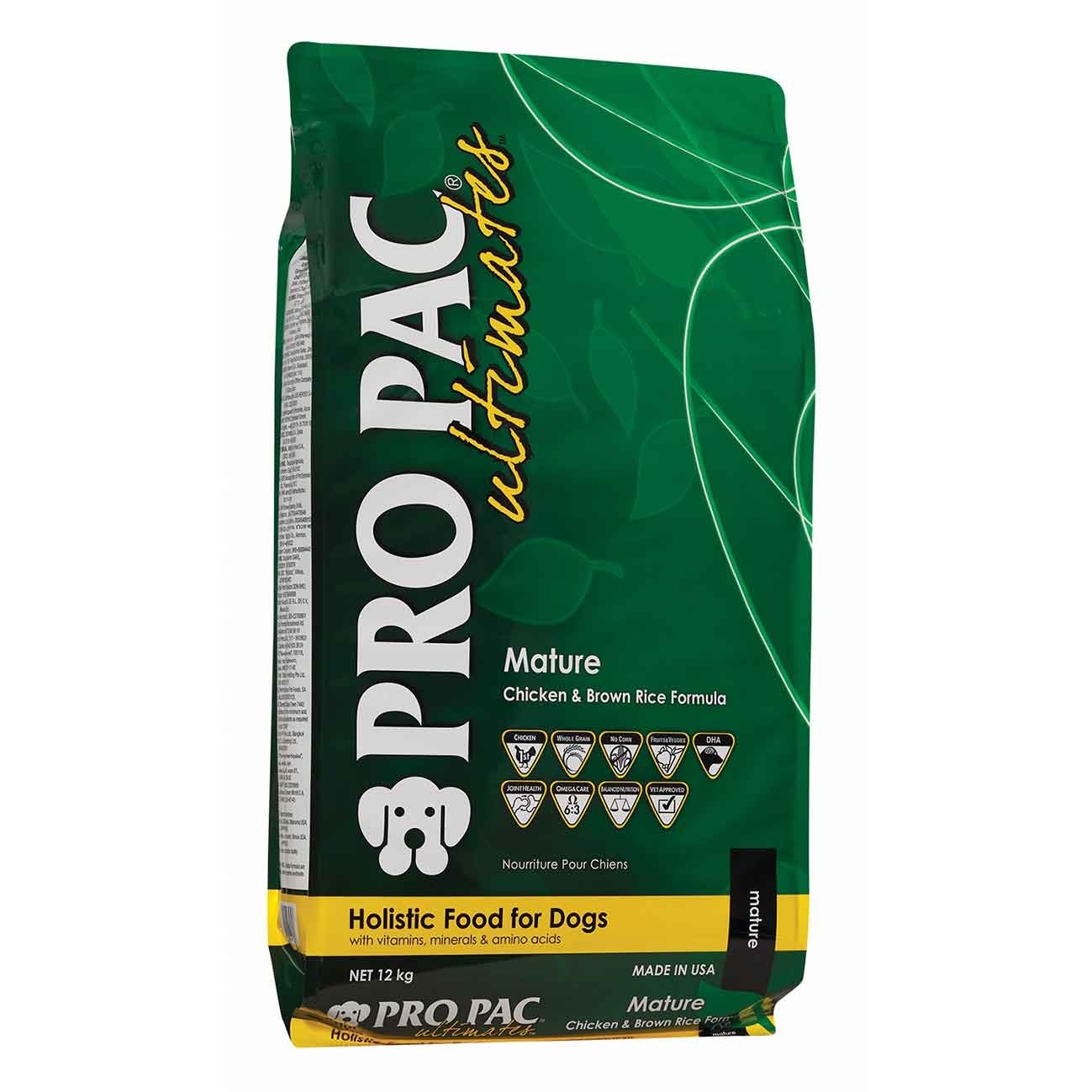 Pro Pac Ultimates Mature Chicken & Brown Rice 12 Kg