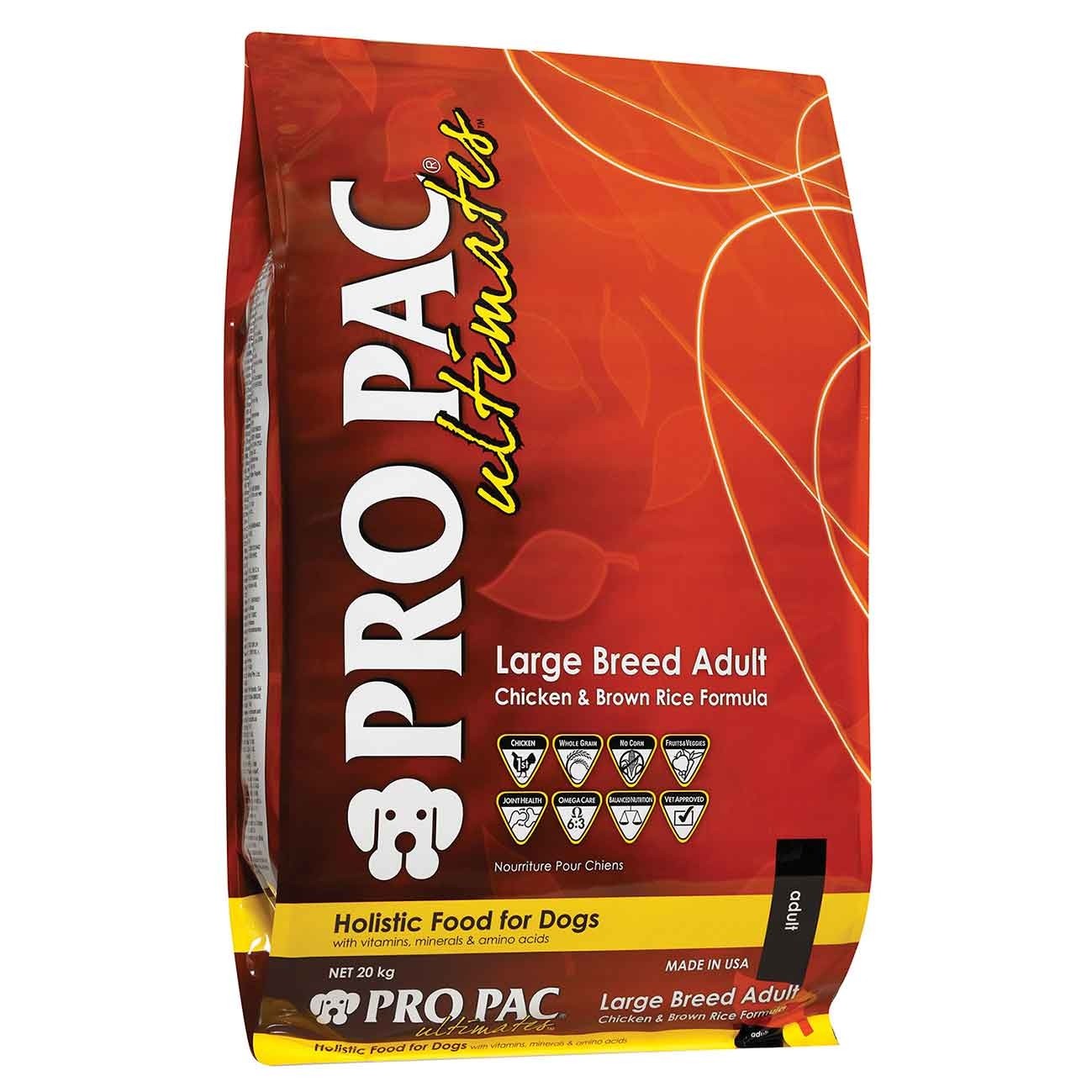 Pro Pac Ultimates Large Breed Adult With Chicken & Brown Rice 20 Kg