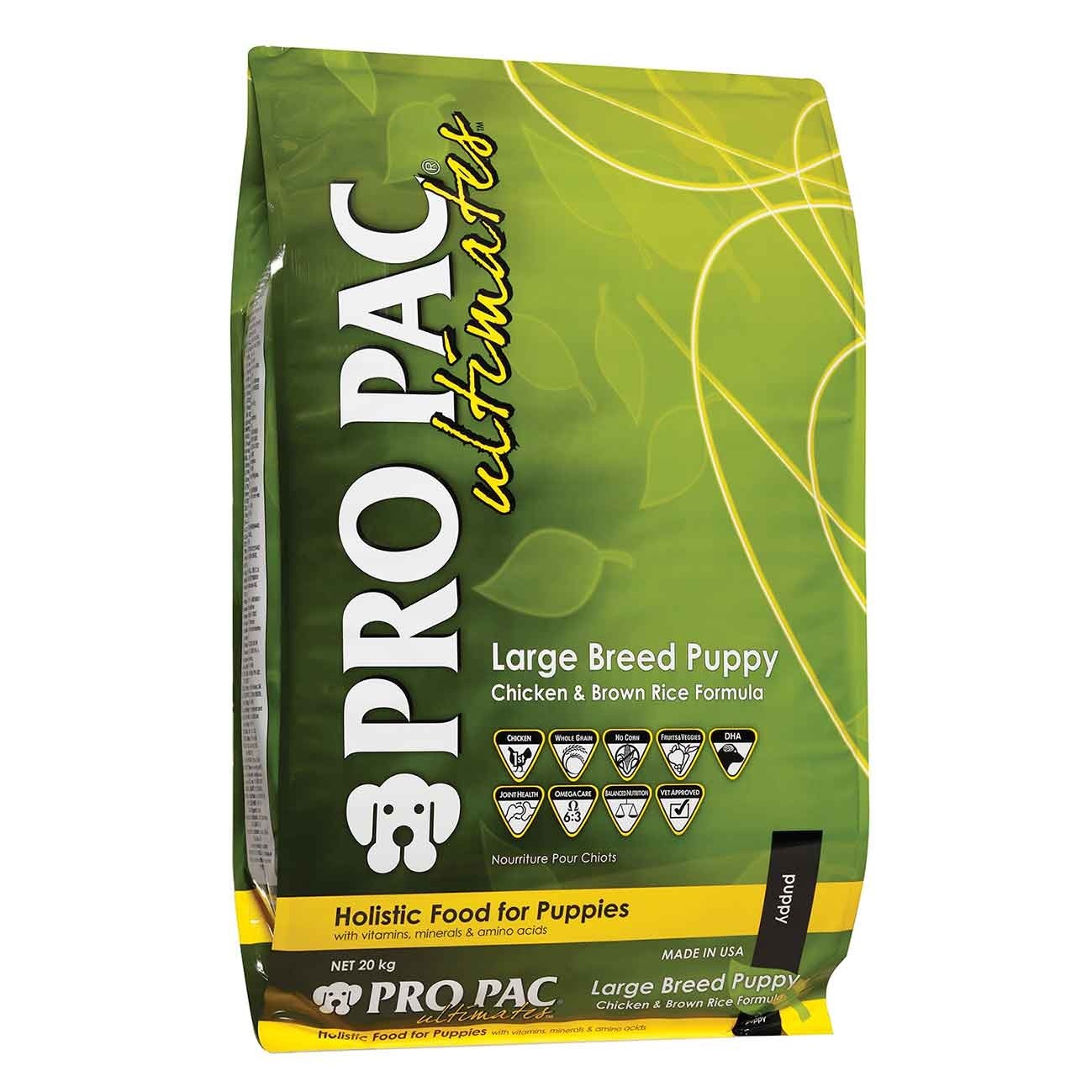 Pro Pac Ultimates Large Breed Puppy With Chicken & Brown Rice 20 Kg