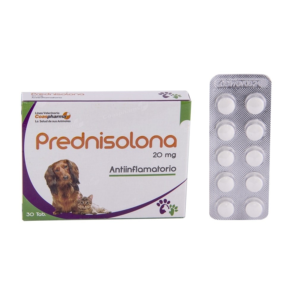 PREDNISOLONA 20 MG 30 TABLETAS