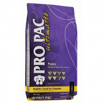 Pro Pac Ultimates Chicken & Brown rice Puppy Formula 12 Kg