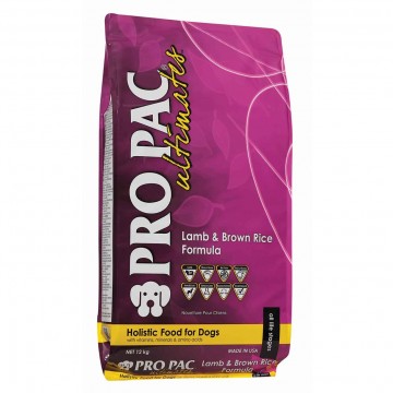 Pro Pac Ultimates Lamb & Brown Rice Formula 12 Kg