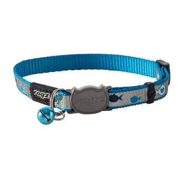 COLLAR GATO REFLECTIVO AZUL S CB40-B