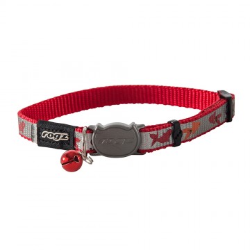 COLLAR GATO REFLECTIVO ROJO XS CB240-C
