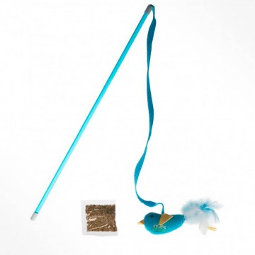 CAÑA JUGUETE RELLENO CATNIP PAJARO 1050011511