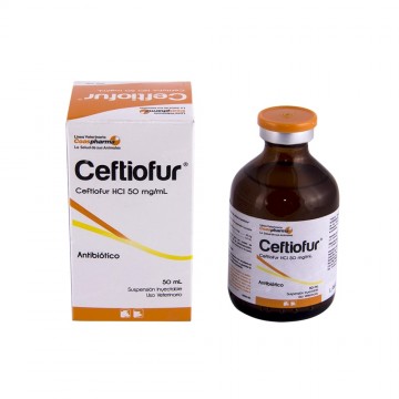 CEFTIOFUR RTU INYECTABLE 50 ML