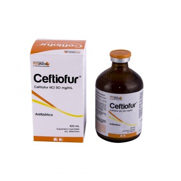 CEFTIOFUR RTU INYECTABLE 100 ML
