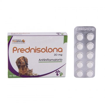 PREDNISOLONA 20 MG 30 TABLETAS