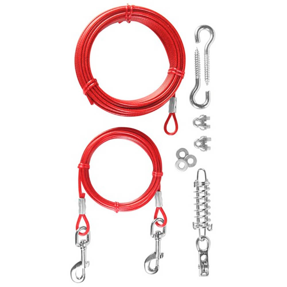 CABLE SUJECION 15M ROJO 2293