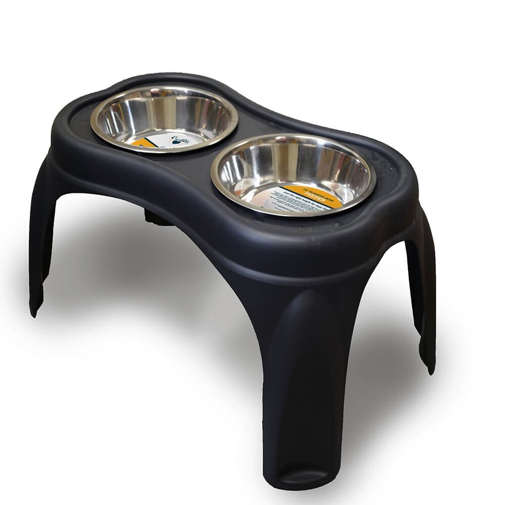 COMEDERO EN ACERO ELEVADO 40CM 2350ML 2000011493