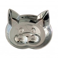 COMEDERO EN ACERO CARA DE GATO 236ML 1400013639