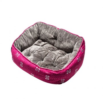 CAMA ROGZ TRENDY PEQUEÑA ROSADA HUESOS RPS-05