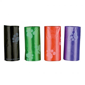 BOLSA EXCREMENTO 4 ROLLOS 20 UN COLOR SURT S 22838