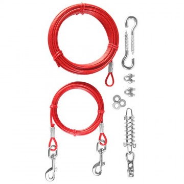 CABLE SUJECION 15M ROJO 2293