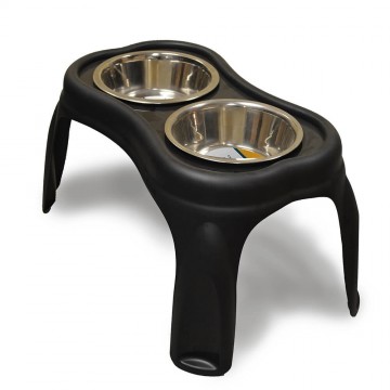COMEDERO EN ACERO ELEVADO 30CM 1300ML 2000011492